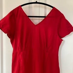 Oak + Fort linen romper/jumpsuit